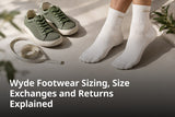 Wyde Footwear Sizing, Size Exchanges and Returns Explained